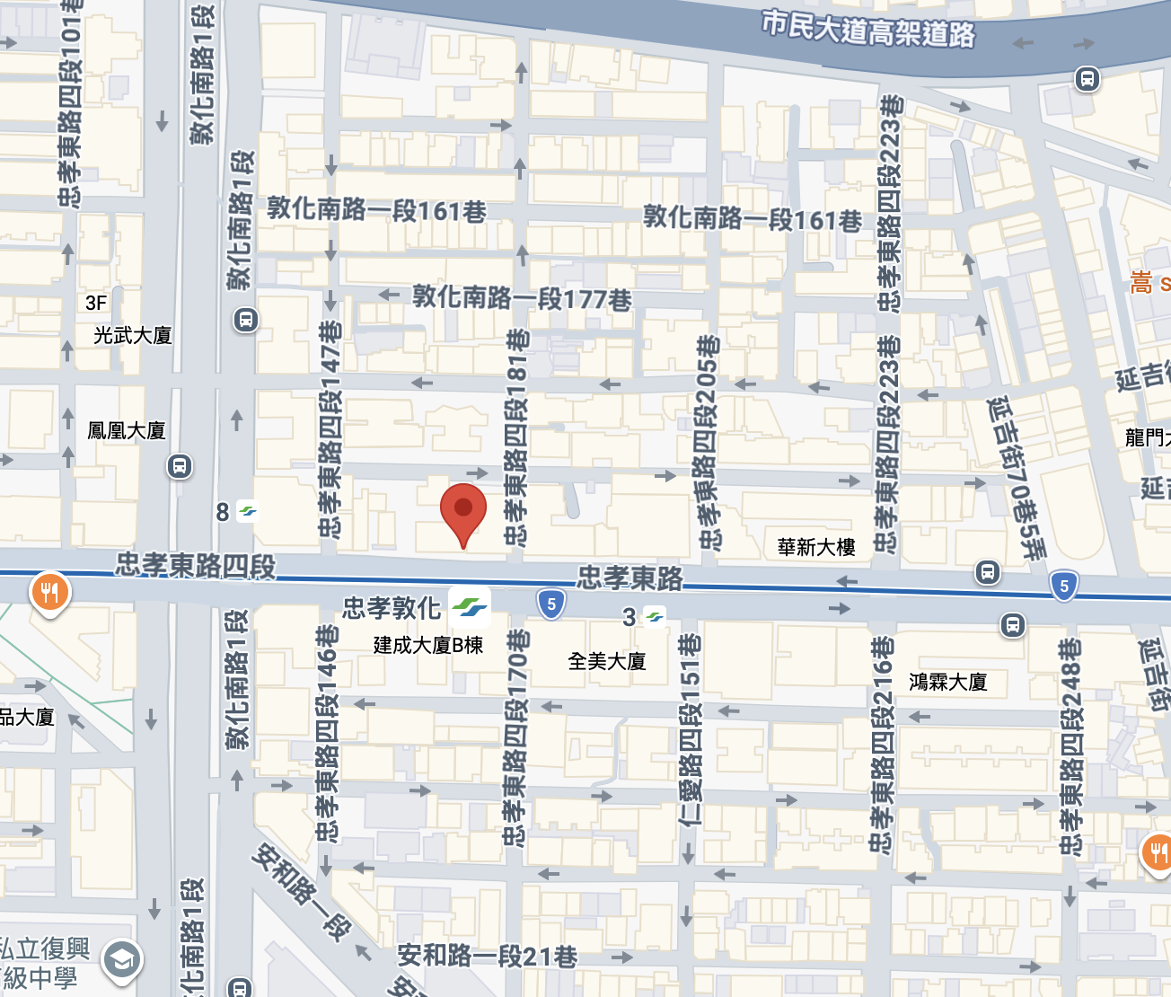 敦化場地圖